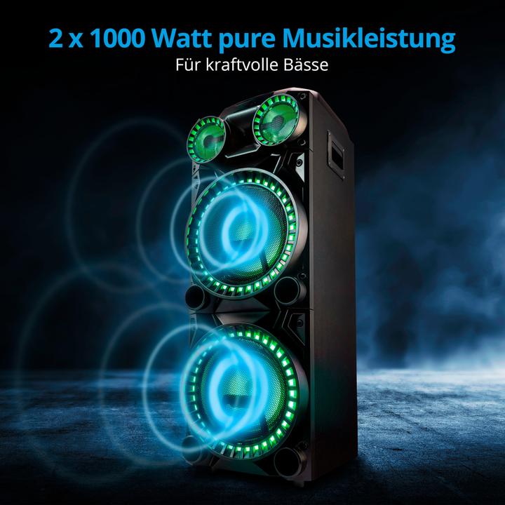 Actual product image Medion X64060 Party Sound System (Electrical connection)