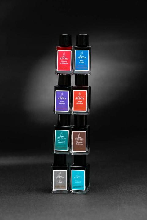 Actual product image Herbin 1670 ink ocean blue 15ml (Inkwell, Blue)