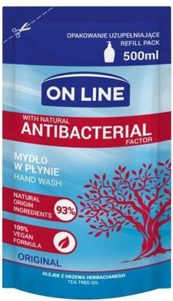 On Line Antibakterielle Flüssigseife Original 500ml Nachfüllpackung (Flüssigseife, 500 ml)