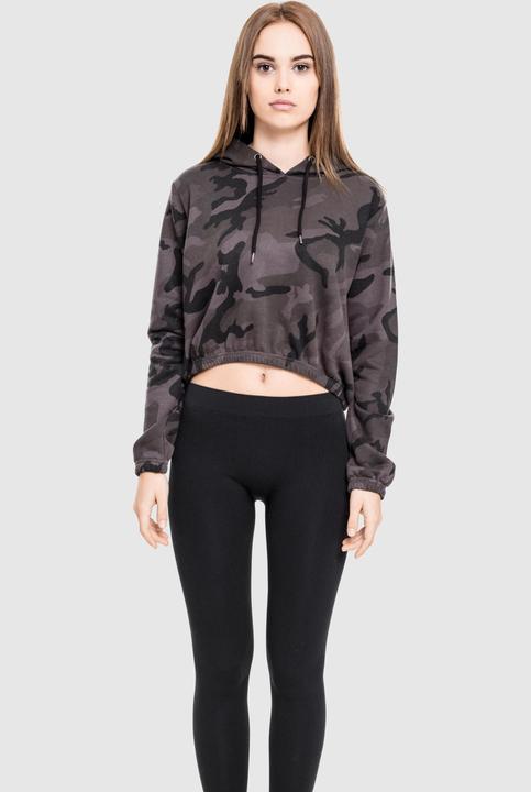 Produktbild Urban Classics Ladies Camo Cropped Hoody (XS)