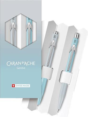 Image du produit Caran d'Ache 849 Set Blue Lagoon Sonderedition (Bleu polaire, Gris givré, 2 x)
