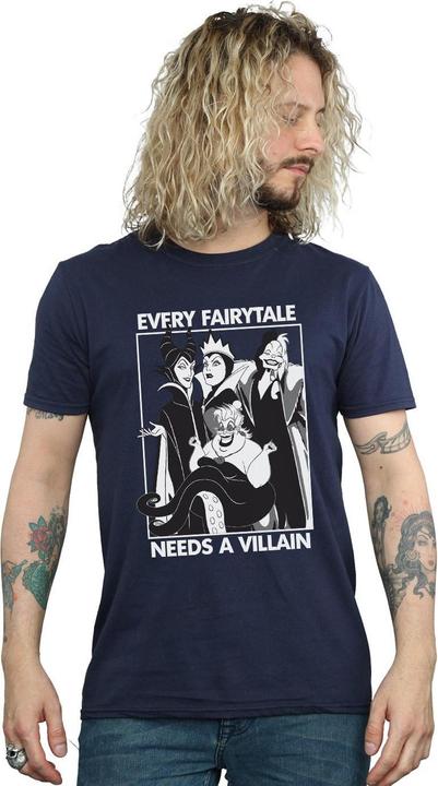 Immagine prodotto Disney Maglietta maschile in cotone Every Fairy Tale Needs A Villain (Ogni fiaba ha bisogno di un cattivo) (M)