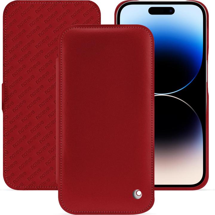 Productafbeelding Noreve Horizontale leren klepschaal (Apple iPhone 15 Pro)