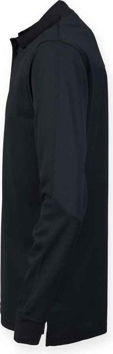 Actual product image Henbury Adults Unisex Long Sleeve Coolplus Piqu Polo Shirt (XL)