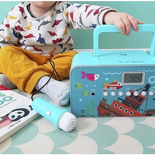 Actual product image Muse M29KB Children's CD Player CD, FM, USB Incl. microphone (FM, MW, PLL)