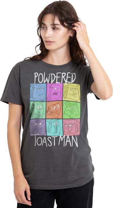 Actual product image Ren & Stimpy Unisex Adult PTM Expressions T-Shirt (S)