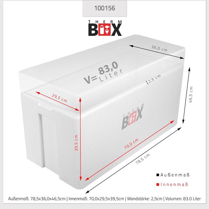 Actual product image Therm Box Insulating box (83 l)