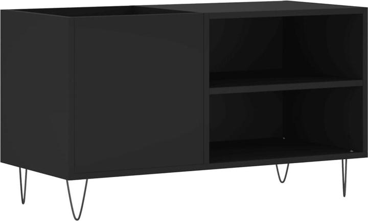 Produktbild VidaXL Plattenschrank Schwarz 85x38x48 cm Holzwerkstoff, Farbe