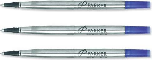 Parker Pen - Refill Cartridge - Black - Medium - for Jotter Premium Sonnet Urban Premium Vector (Silver, Black, 1 x)
