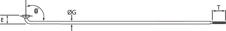 Image du produit cnSpoke Rayons 134T 2,3-2.3-2.0 acier inoxydable 284 mm noir 72 pcs.