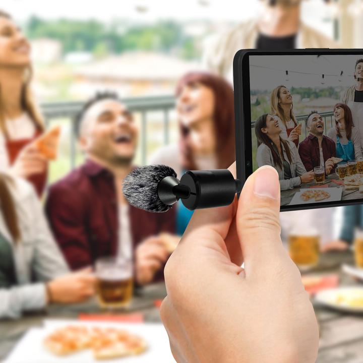 Actual product image Puluz Microphone with 3.5mm jack plug