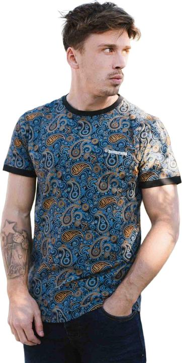 Actual product image Lambretta Mens SS25 Paisley T-Shirt (4XL)