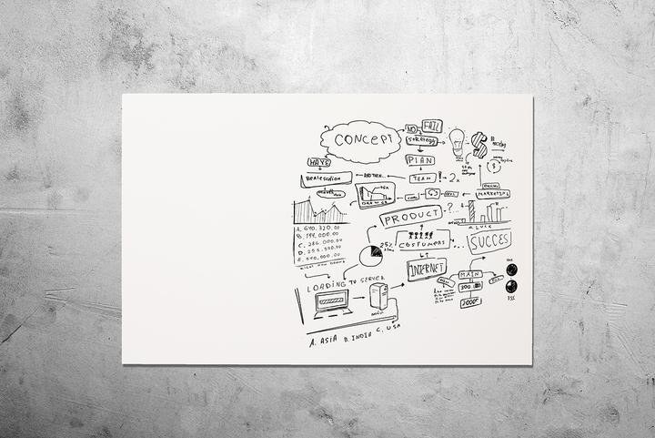 Image du produit Berec Tableau blanc Chameleon Sharp (58 x 88 cm)
