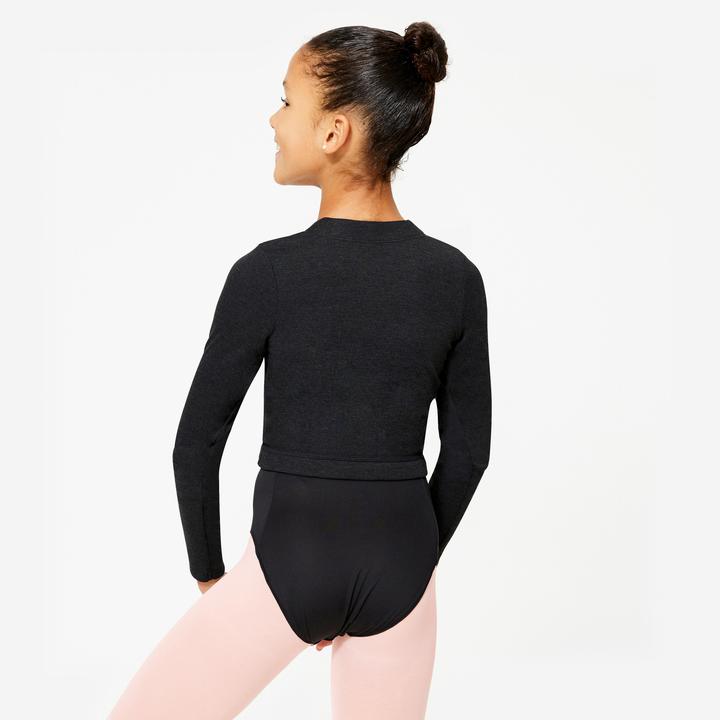 Produktbild Starever Wickeljacke Mädchen Ballett - schwarz (6, 7, 8)