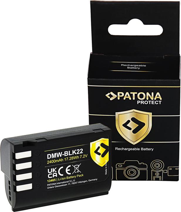 Immagine prodotto Patona Proteggere la batteria DMW-BLK22 (Batteria della fotocamera)