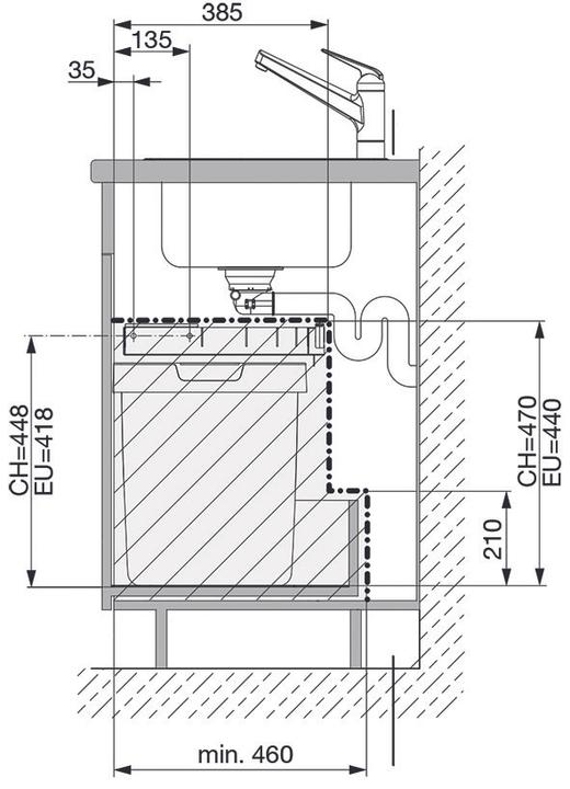 Produktbild Peka Metall Abfall-Einsatzsystem PEKA Oeko Universal 40 (40 l)