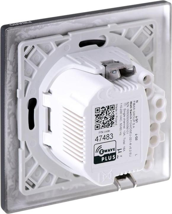 Fibaro 50/60 Hz Z-Wave, 6dBm, 868.4 / 869.85 /