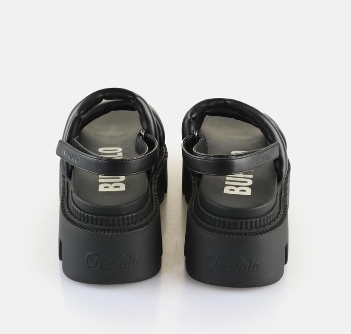 Actual product image Buffalo 's wedge sandals flora ts quilt - vegan nappa (41)