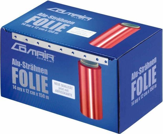 Image du produit Comair Feuille d'aluminium 14µ rouge rouleau de 12cmx150m