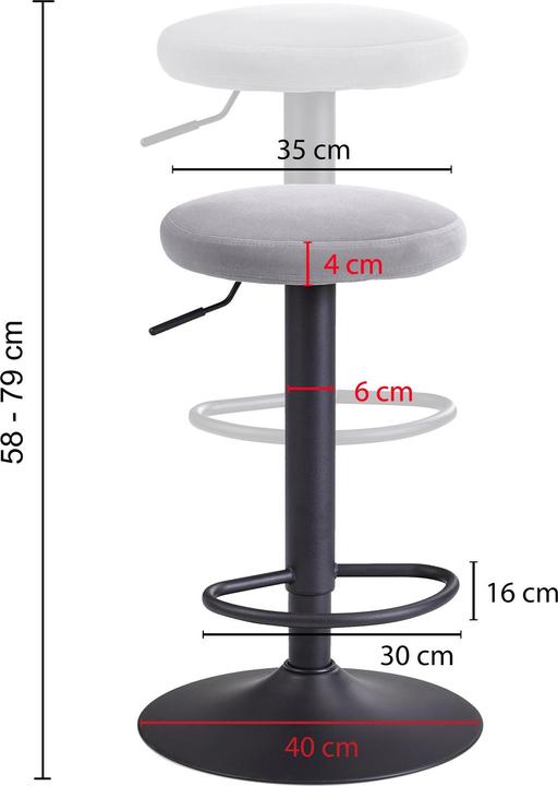 Actual product image FineBuy Bar stool