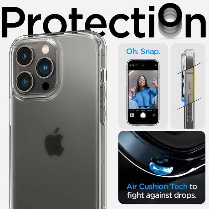 Immagine prodotto Spigen Custodia Ultra Hybrid per Apple iPhone 14 Pro - frost clear (Apple iPhone 14 Pro)