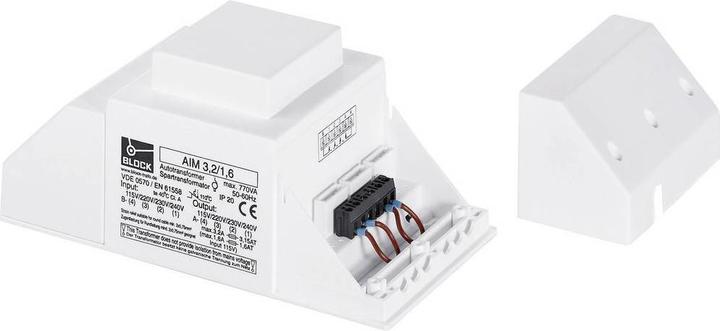 Actual product image Block Autotransformer panel-mount 10 / 5A