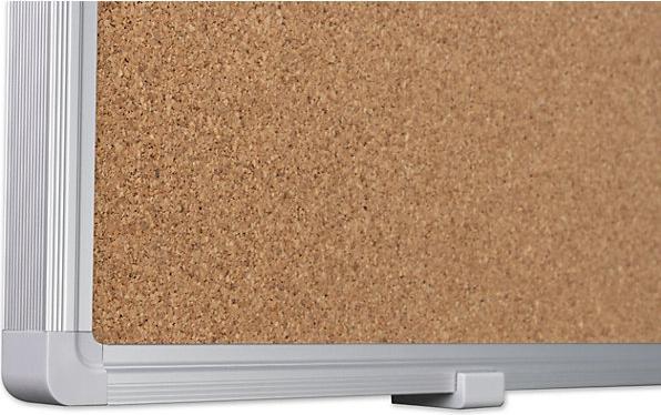 Immagine prodotto eurokraft basic Lavagna per spilli, sughero naturale, largh. x alt. 1500 x 1000 mm. (Bacheca, 100 x 150 cm)