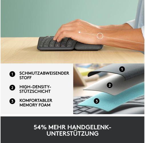 Produktbild Logitech Ergo K860 (CH, Kabellos)