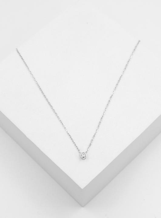 Produktbild Muau Anhänger Zargenfassung (Weissgold, Gelbgold, Rotgold oder Silber)