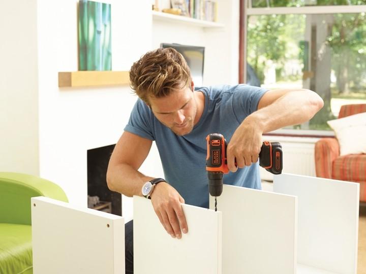 Immagine prodotto Black & Decker BDCDD12K Trapano avvitatore a batteria (Batteria ricaricabile)