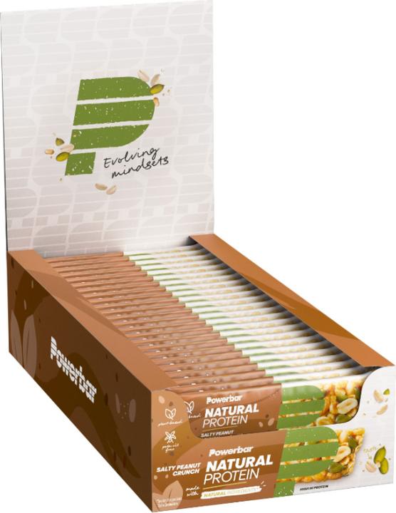 Actual product image Powerbar Natural Protein (Crunch, Salty peanut, 18 pcs., 720 g)