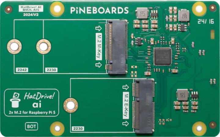 Actual product image Raspberry Pi AI Pineboards for 5