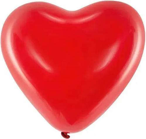 Partydeco Palloncini Cuore 10", Rosso pastello (1 pz. / 100 pz.)