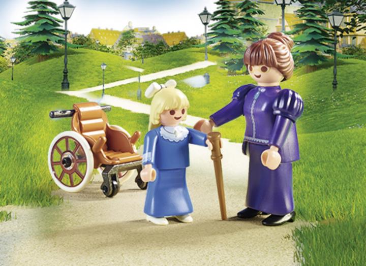 Produktbild Playmobil Clara mit Vater und Fräulein Rottenmeier (70258, Playmobil Heidi)