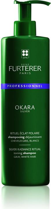 Produktbild Rene Furterer Okara Silver Anti-gelbtisch Shampoo (600 ml, Flüssiges Shampoo)