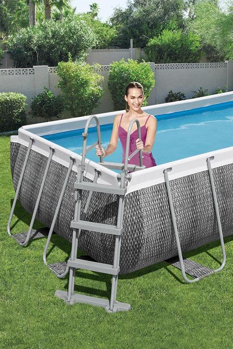 Produktbild Bestway Power Steel Frame Pool-Set 404 x 201 x 100 cm (404 x 201 x 100 cm)