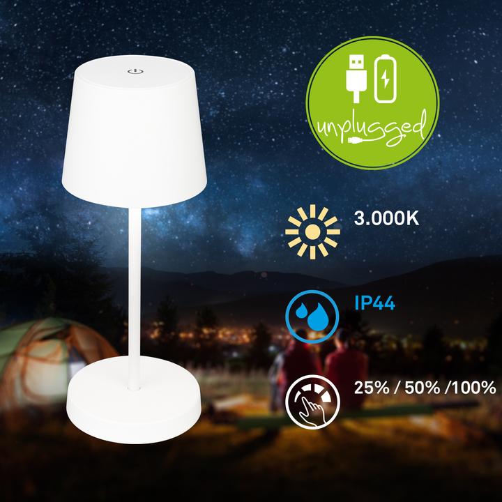 Immagine prodotto Briloner Lampada da tavolo a LED ricaricabile (150 lm)