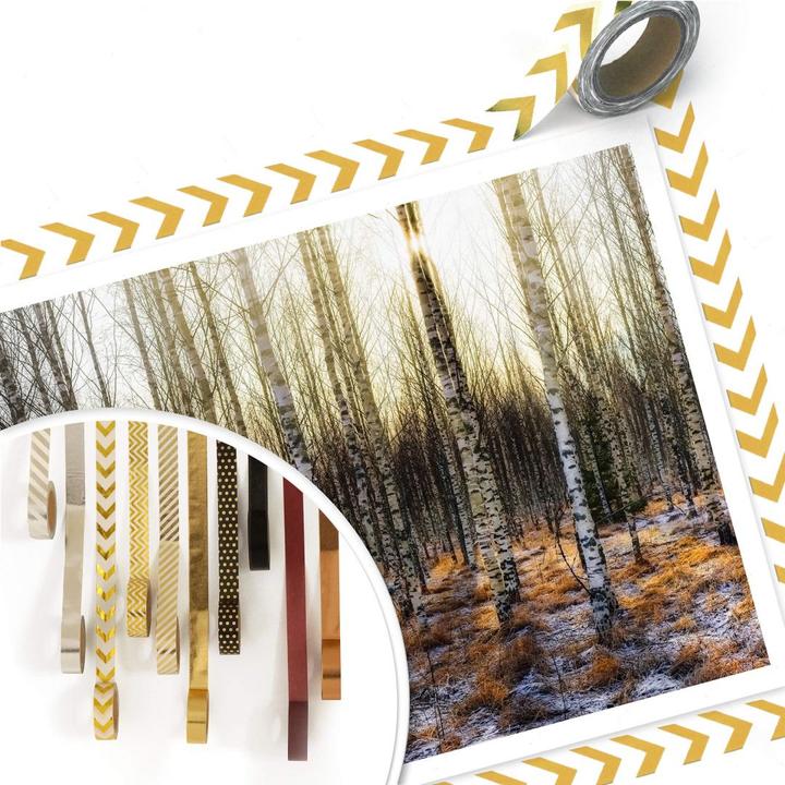 Produktbild Trenddeko Sonnenschein im Birkenwald (60 x 50 cm)