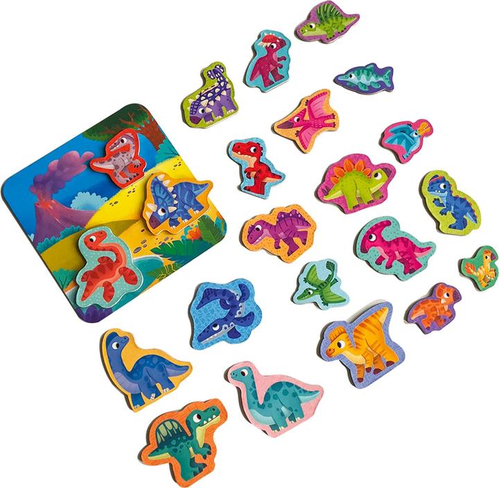 Spielmagnete Dinosaurier (Englisch)