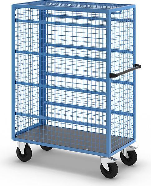 Actual product image eurokraft pro Mesh Shelf Trolley (500 kg)