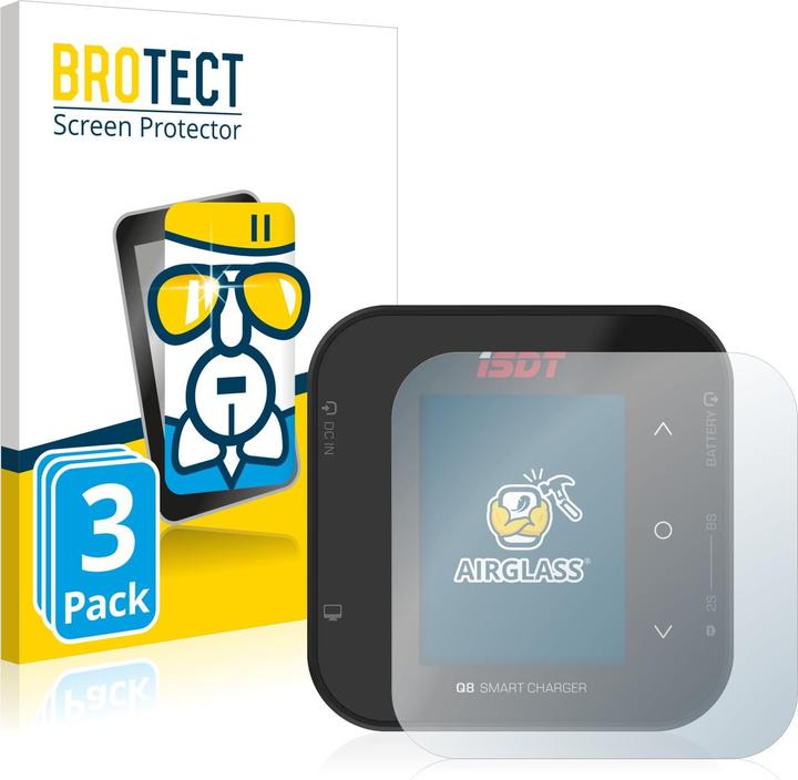 Produktbild BROTECT AirGlass Panzerglasfolie (3 Stück, LG Q8)