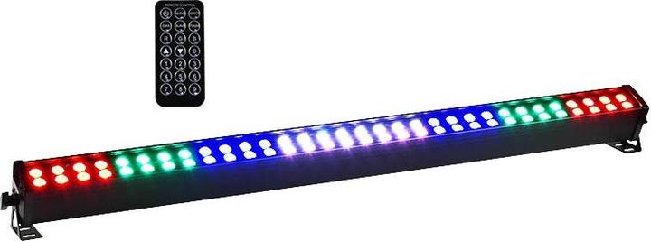 Actual product image No Name LIGHT4ME LED BAR 64x3W RGB strips 8 sections + remote control (RGB)