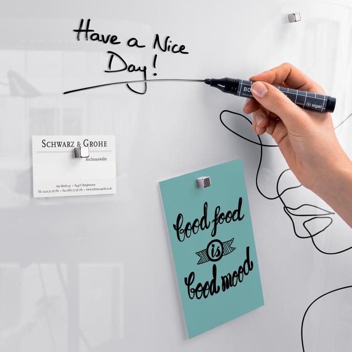 Produktbild Sigel Glas-Magnetboard Artverum mit Design (Magnettafel, 60 x 40 cm)