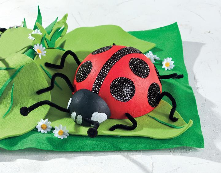 Actual product image VBS Styrofoam ball, Ø 30 cm, 2 parts