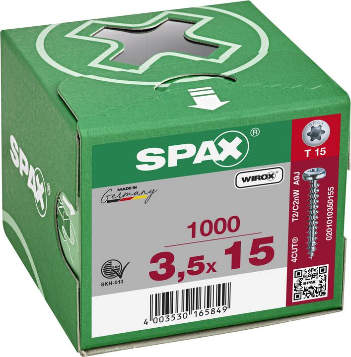 Produktbild Spax Spanplattenschrauben (1000 Schrauben pro Stück)