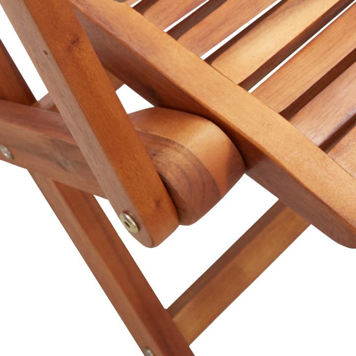 Image du produit VidaXL Chaises de jardin avec accoudoirs 2 pcs. Pliable Acacia