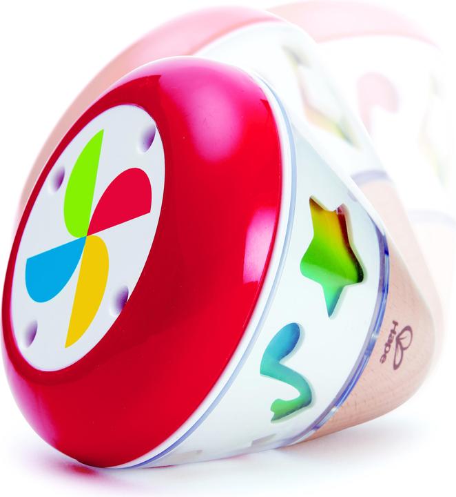 Actual product image Hape Music spinning top