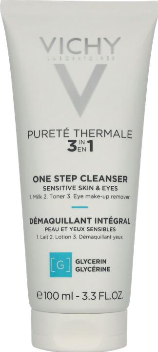 Vichy Laboratoires One Step Cleanser Sensitive Skin 3.3oz / 100ml (Cleansing lotion, 100 ml)