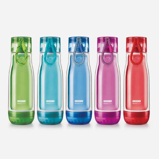 Immagine prodotto ZOKU Bottiglia di vetro con anima 475ml verde (0.48 l)