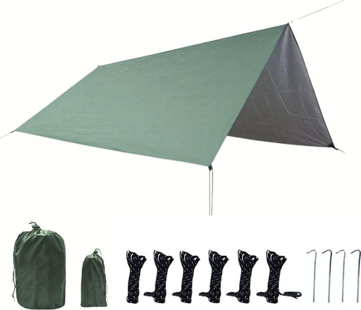 Hermex Tarp tent Protective tarpaulin Trekking tent Awning tent Camping canopy (Tarp, 0.75 kg, 3 persons)